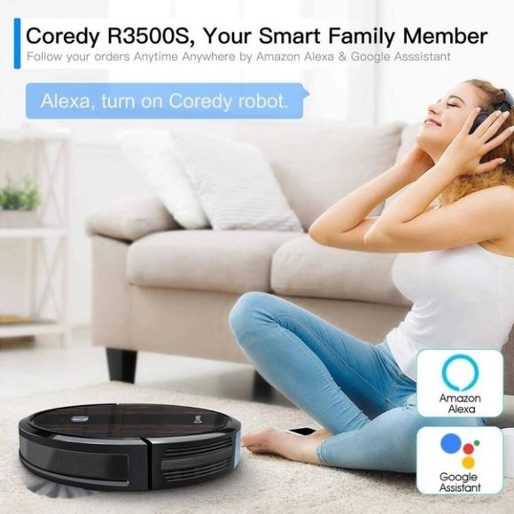 Coredy Upgraded R3500s Robot Vacuum Cleaner, 1700Pa Suction, Compatible … - Picture 7 of 12